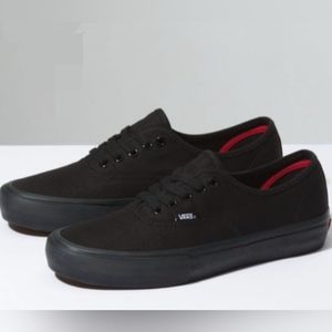 Vans Authentic Pro Black Black Canvas Shoes mens 6.5 women's 8.5